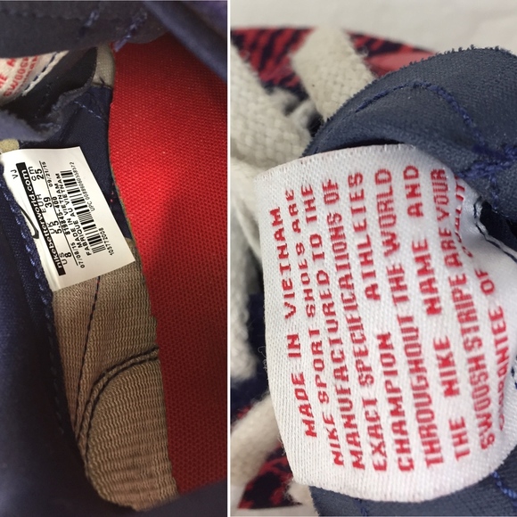 NIKE SNEAKERS STYLE NO8 Red Blue Year 2015 - Picture 2 of 8